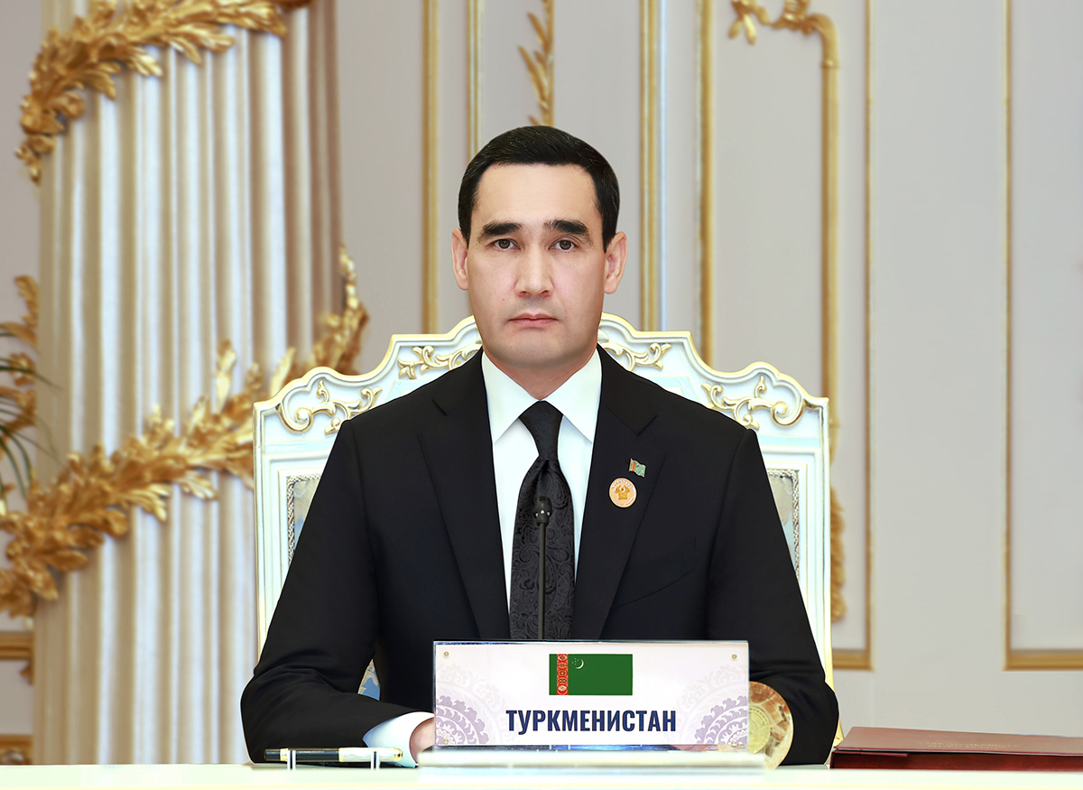 Türkmenistanyň Prezidenti Serdar Berdimuhamedowyň GDA-nyň döwlet Baştutanlarynyň Geňeşiniň mejlisindäki ÇYKYŞY